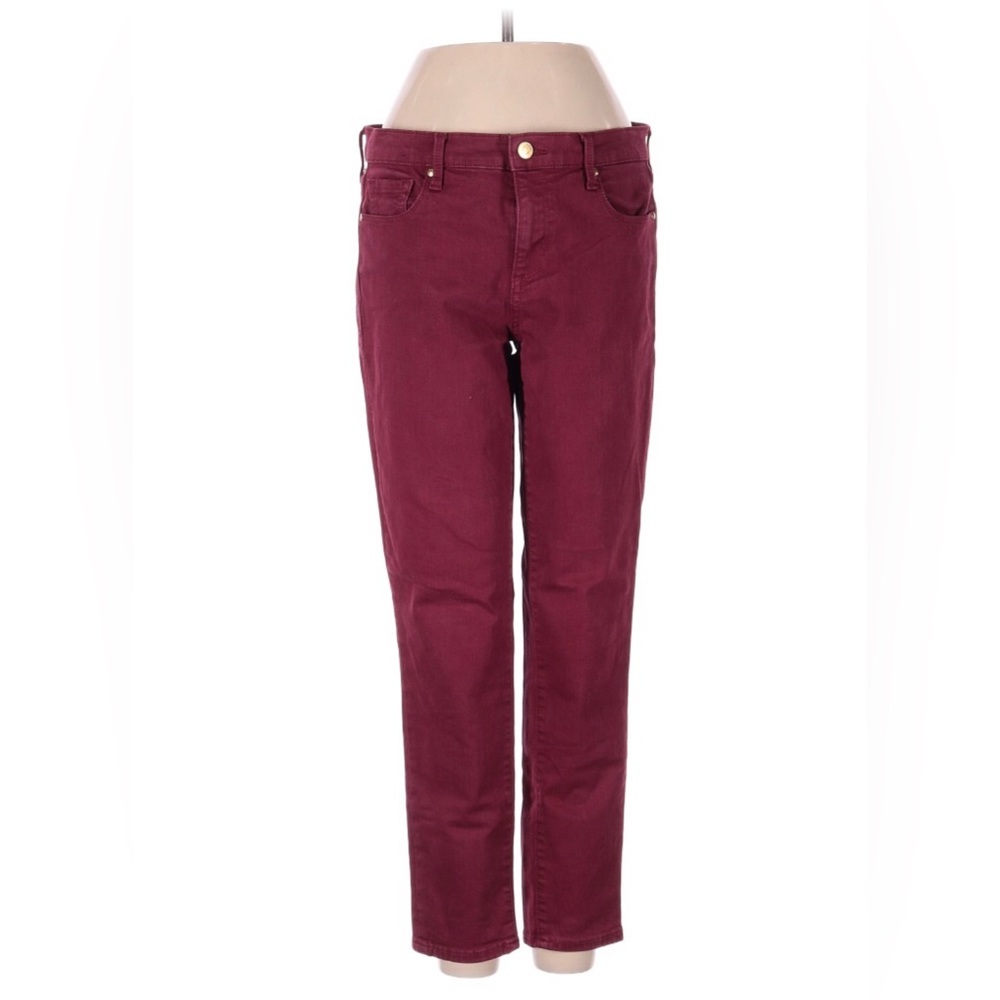 Gap Women’s dark red burgundy jeans size 27 petite True Skinny